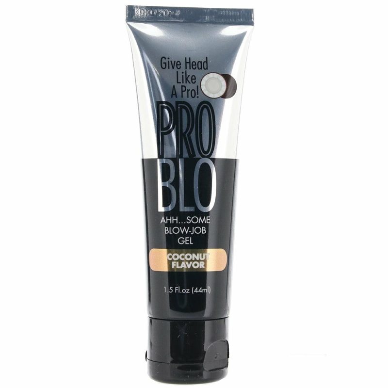 Lube | Pro Blo Flavored Oral Gel In Coconut Lube Little Genie