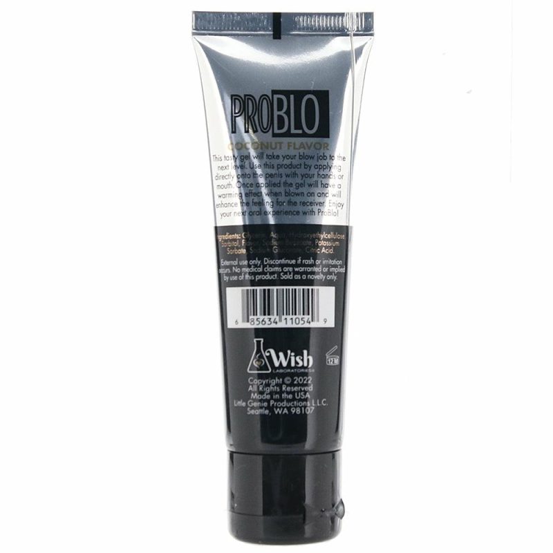 Lube | Pro Blo Flavored Oral Gel In Coconut Lube Little Genie