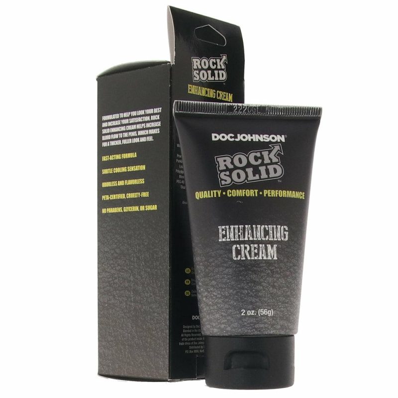 Lube | Rock Solid Enhancing Cream In 2Oz Lube Doc Johnson