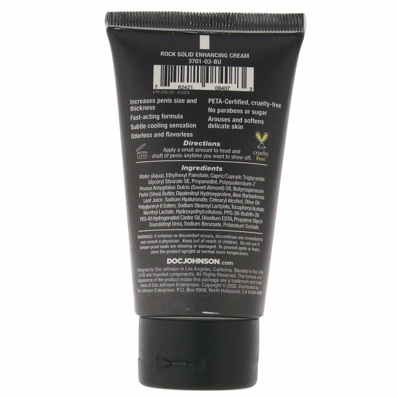 Lube | Rock Solid Enhancing Cream In 2Oz Lube Doc Johnson