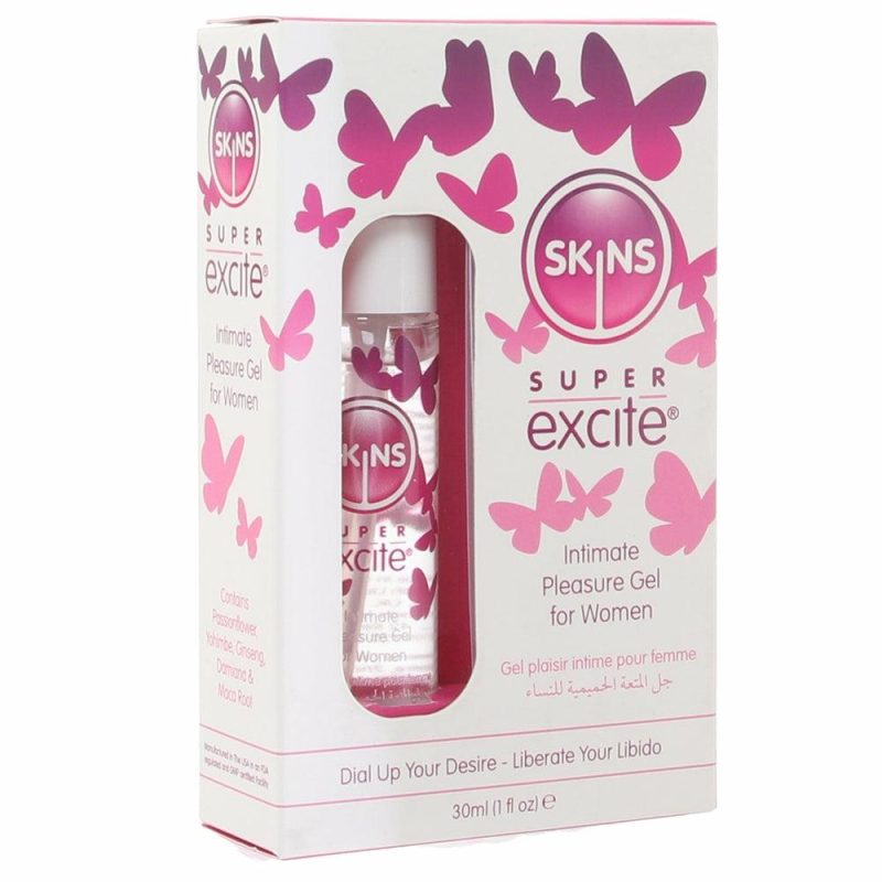 Lube | Skins Super Excite Clitoral Stimulation Gel In 1Oz/30Ml Lube Creative Conceptions