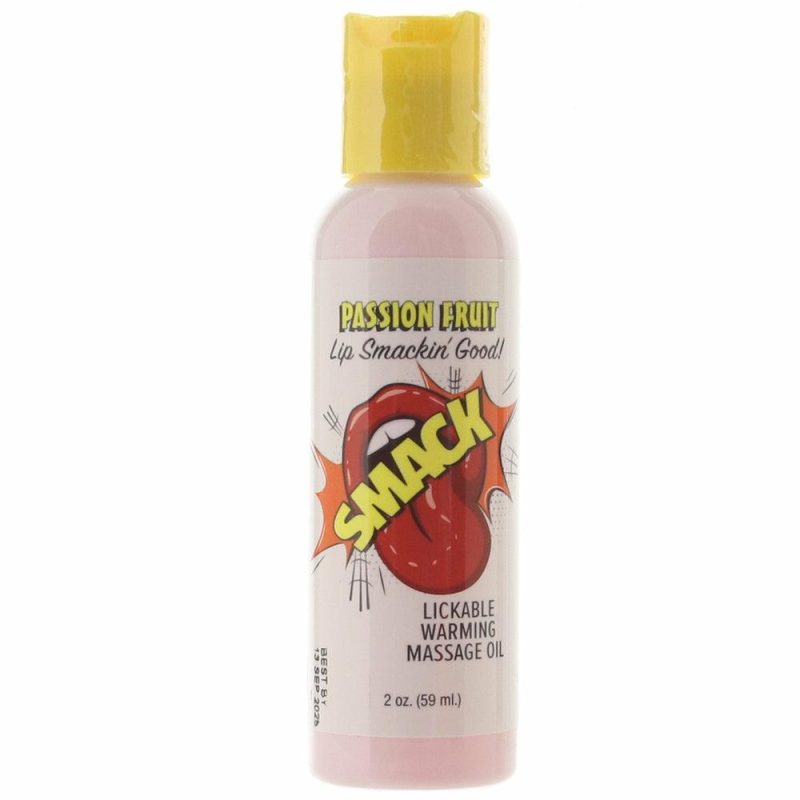 Lube | Smack Warming Massage Oil 2Oz/59Ml In Passion Fruit Lube Little Genie