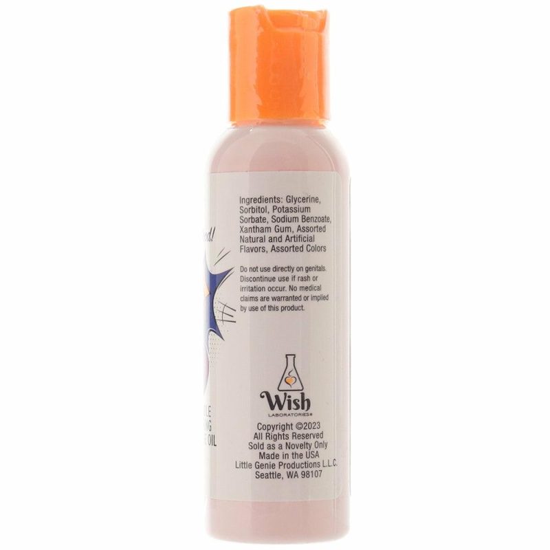 Lube | Smack Warming Massage Oil 2Oz/59Ml In Peach Lube Little Genie