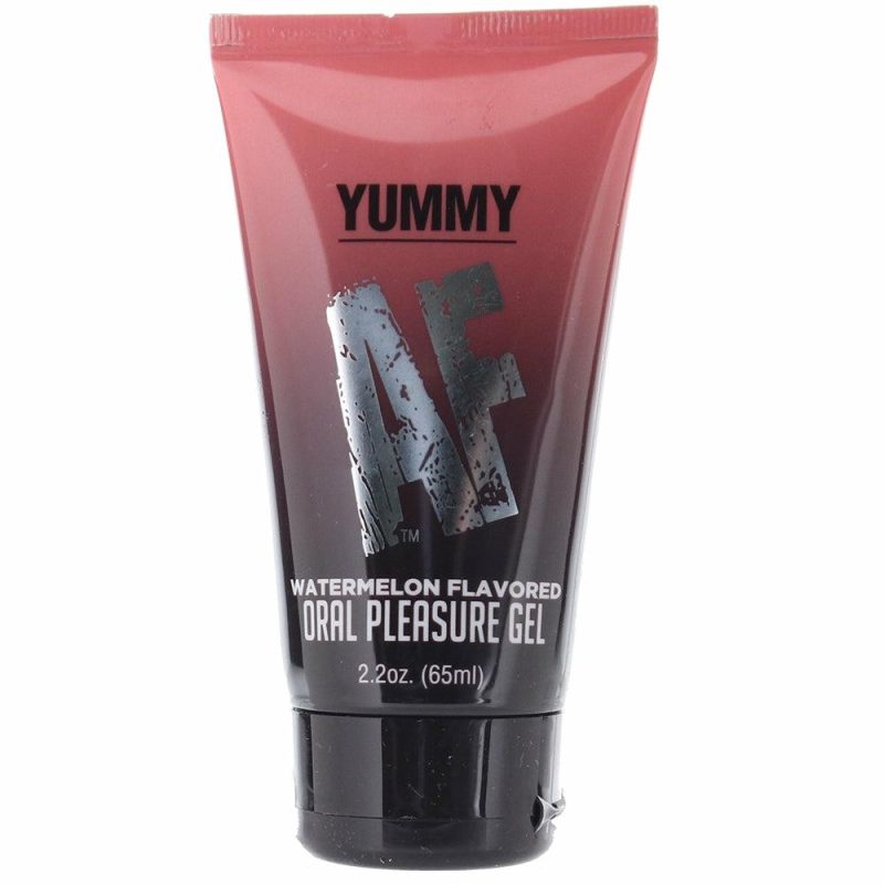 Lube | Yummy Af Flavored Oral Pleasure Gel In Watermelon Lube Little Genie