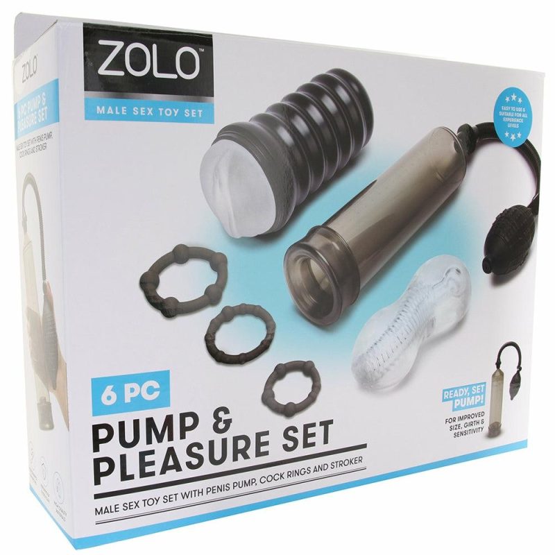 Male Masturbators | 6Pc Pump & Pleasure Set Male Masturbators Male Masturbators