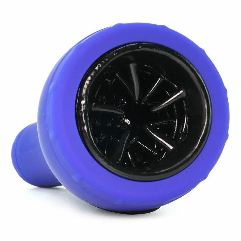 Male Masturbators | Apollo 30 Function Hydro Power Stroker In Blue Male Masturbators CalExotics