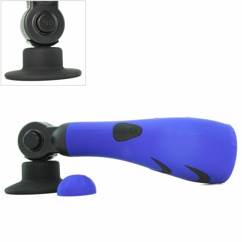 Male Masturbators | Apollo 30 Function Hydro Power Stroker In Blue Male Masturbators CalExotics