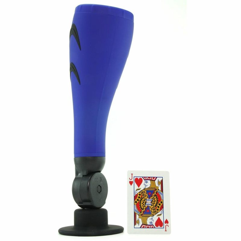 Male Masturbators | Apollo 30 Function Hydro Power Stroker In Blue Male Masturbators CalExotics