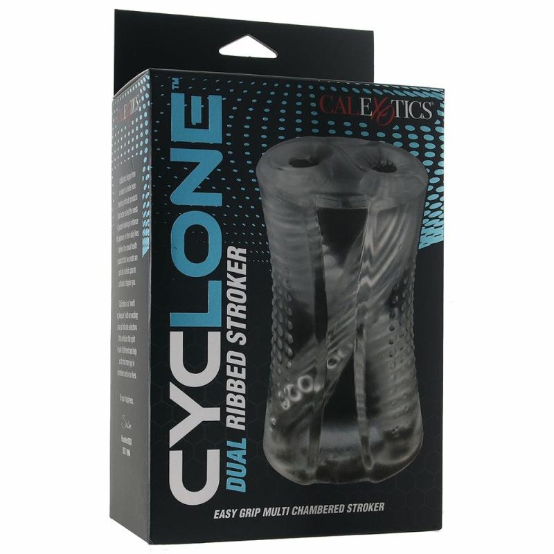 Male Masturbators | Cyclone Dual Ribbed Stroker Male Masturbators CalExotics