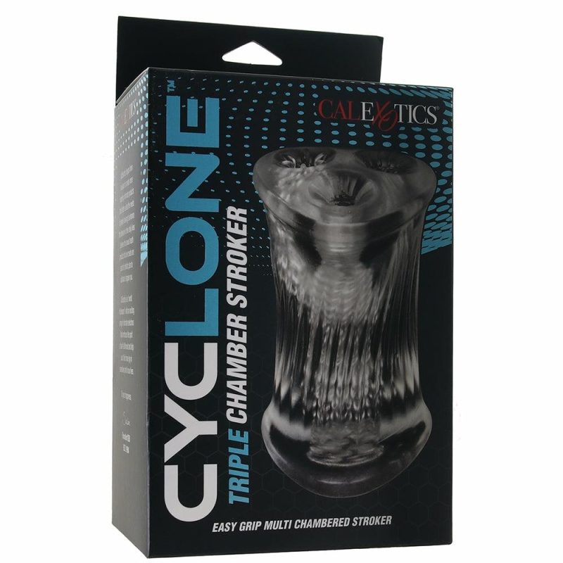 Male Masturbators | Cyclone Triple Chamber Stroker Male Masturbators CalExotics