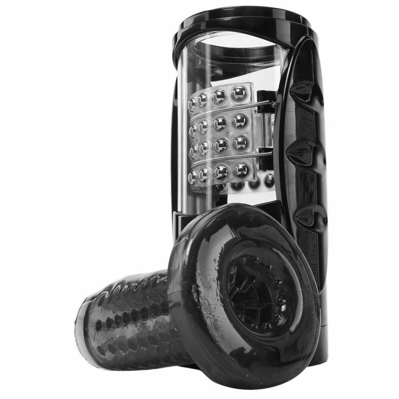 Male Masturbators | Optimum Power Ultimate Power Stroker In Black Male Masturbators CalExotics