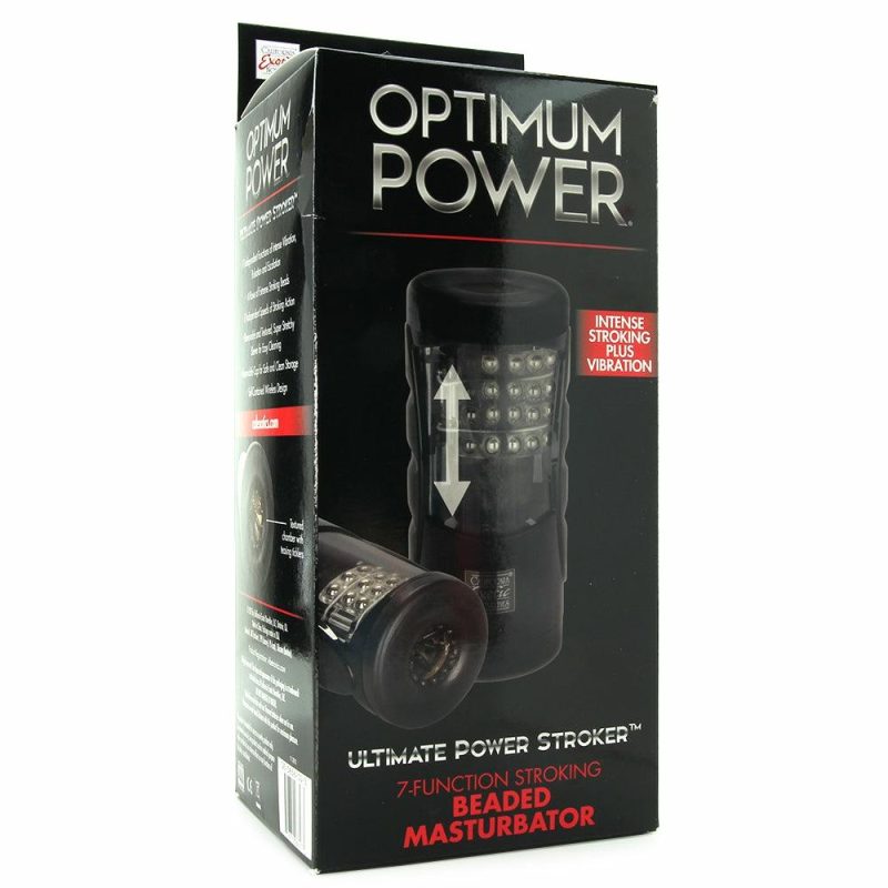 Male Masturbators | Optimum Power Ultimate Power Stroker In Black Male Masturbators CalExotics