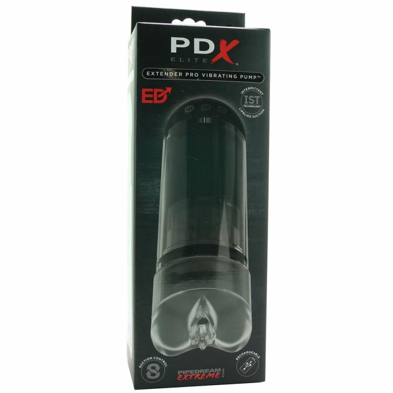 Male Masturbators | Pdx Elite Extender Pro Vibrating Pump Stroker Male Masturbators Male Masturbators