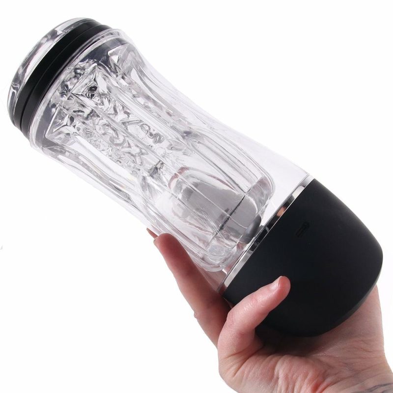 Male Masturbators | Pdx Elite Viewtube Pro See-Thru Stroker Vibe Male Masturbators Male Masturbators