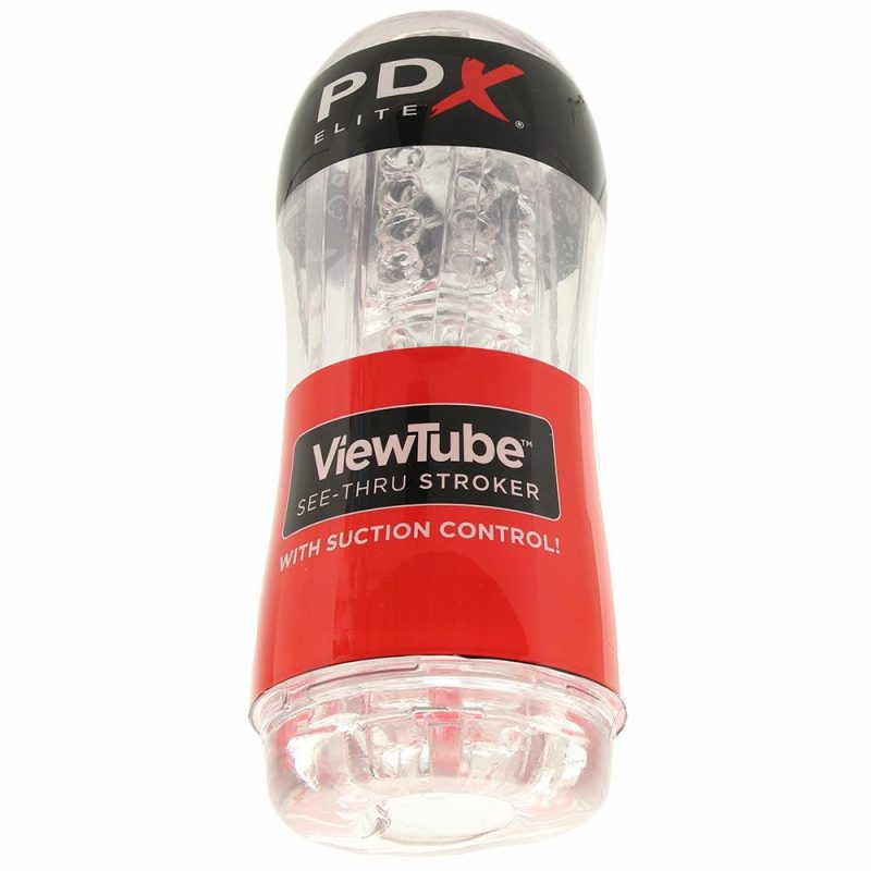 Male Masturbators | Pdx Elite Viewtube See-Thru Stroker Male Masturbators Male Masturbators