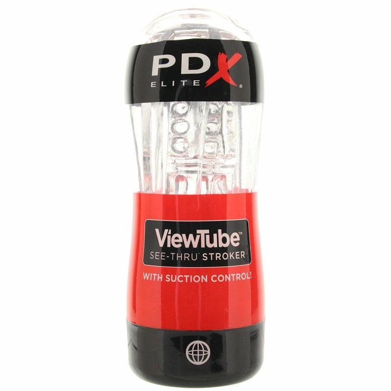 Male Masturbators | Pdx Elite Viewtube See-Thru Stroker Male Masturbators Male Masturbators