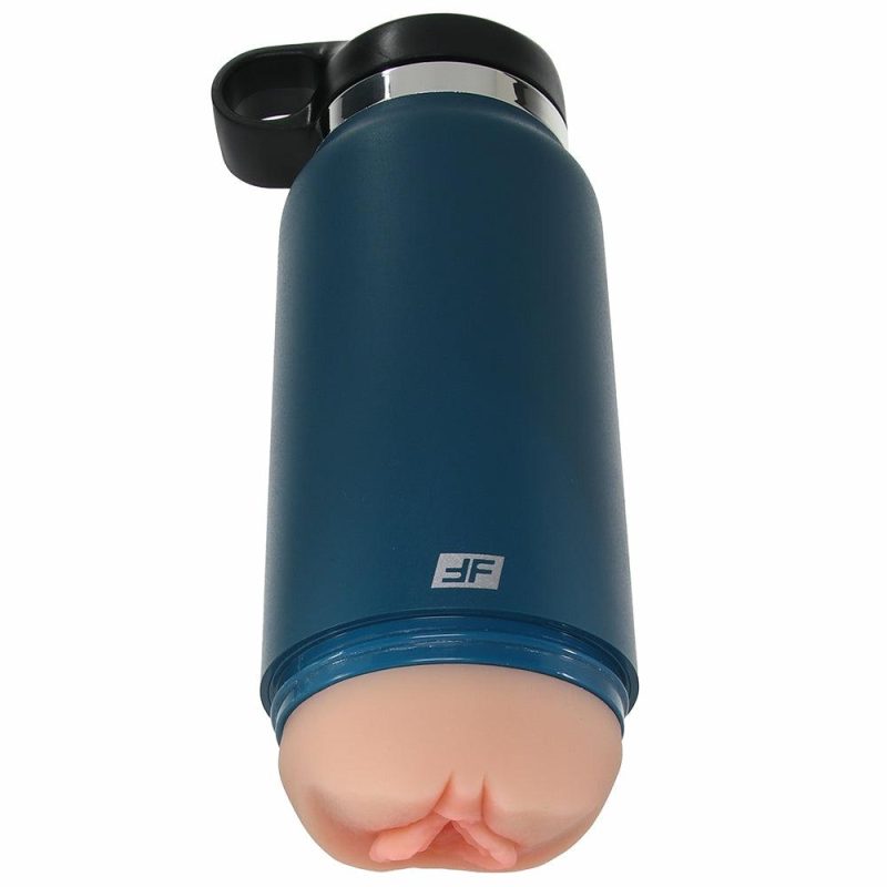 Male Masturbators | Pdx Plus Blue Fck Flask Discreet Stroker In Light Male Masturbators Male Masturbators