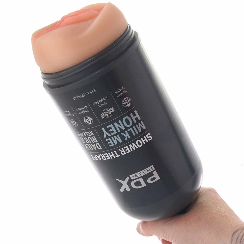 Male Masturbators | Pdx Shower Therapy Milk Me Honey Stroker In Light Male Masturbators Male Masturbators