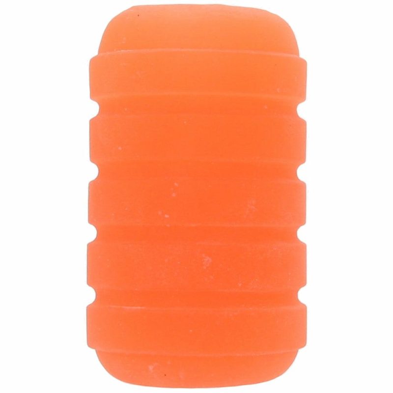 Male Masturbators | Pop Sock Ribbed Pocket Stroker In Orange Male Masturbators CalExotics