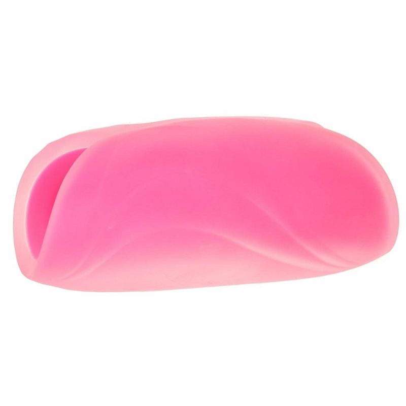 Male Masturbators | The Gripper Beaded Grip Open Sleeve Masturbator In Pink Male Masturbators CalExotics