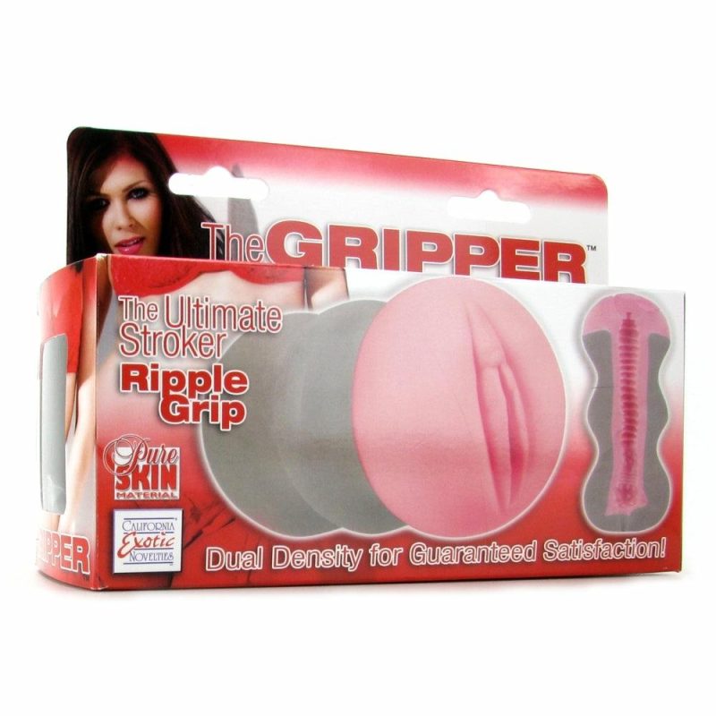 Male Masturbators | The Gripper Ripple Grip Masturbator Male Masturbators CalExotics