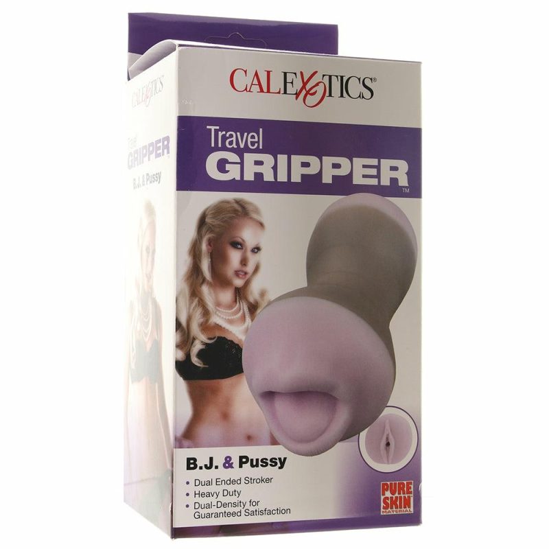 Male Masturbators | Travel Gripper Bj & Pussy Masturbator Male Masturbators CalExotics