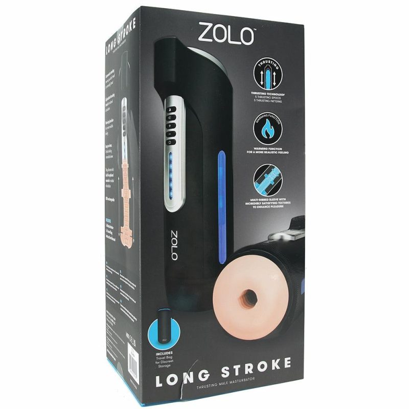 Male Masturbators | Zolo Long Stroke Warming Thrusting Masturbator Male Masturbators Male Masturbators