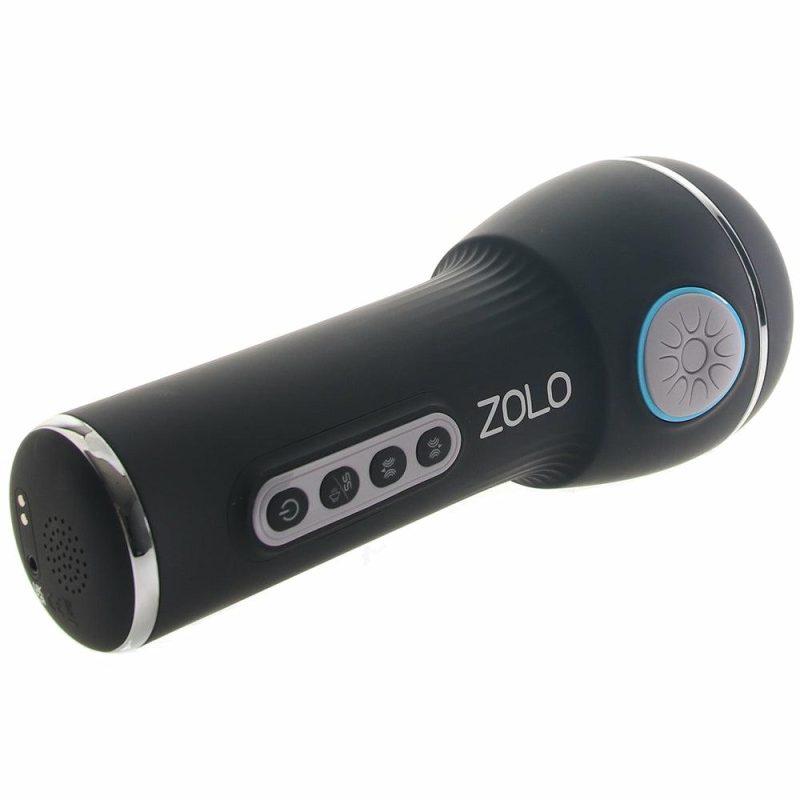 Male Masturbators | Zolo Power Stroke Vibrating And Squeezing Masturbator Male Masturbators Male Masturbators