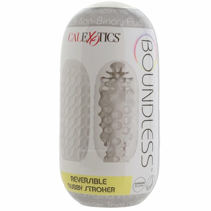 Sexual Wellness | Boundless Reversible Nubby Stroker Male Masturbators CalExotics