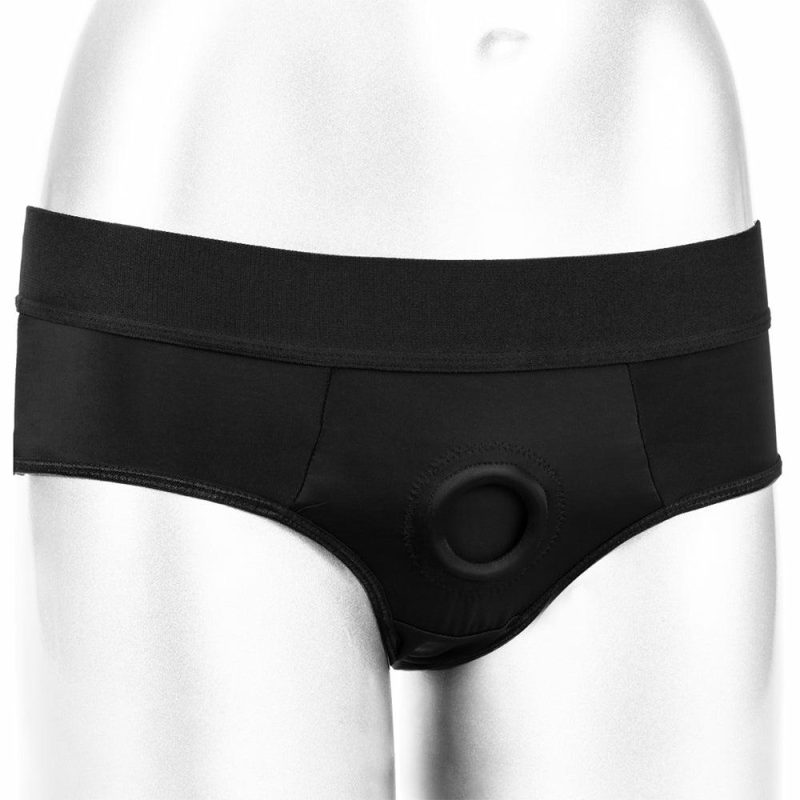 Sexual Wellness | Her Royal Harness Backless Brief In L/Xl Dildos CalExotics