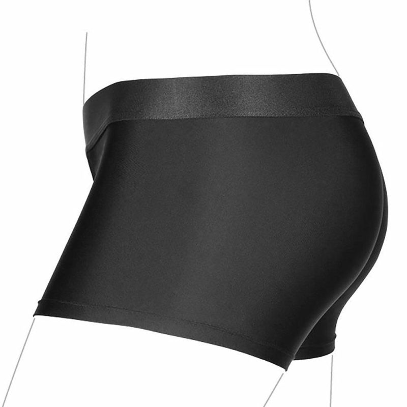 Sexual Wellness | Ouch! Black Vibrating Strap-On Boxer In Xs/S Dildos Dildos