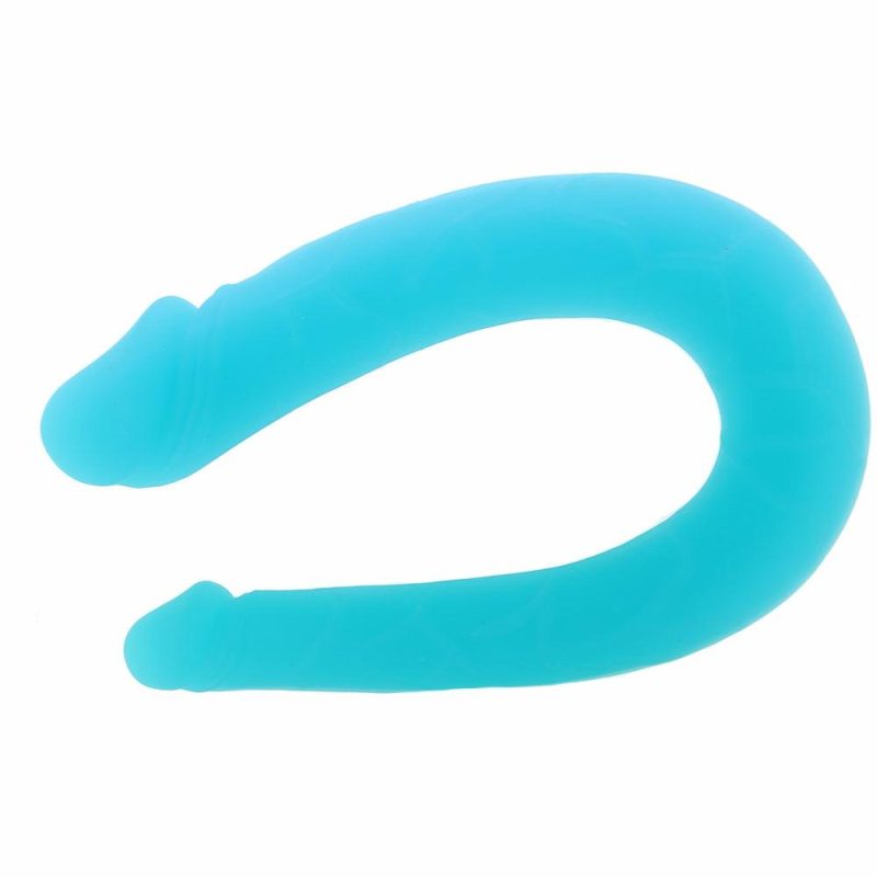 Sexual Wellness | Silicone Ac/Dc Double Dildo In Teal Dildos CalExotics