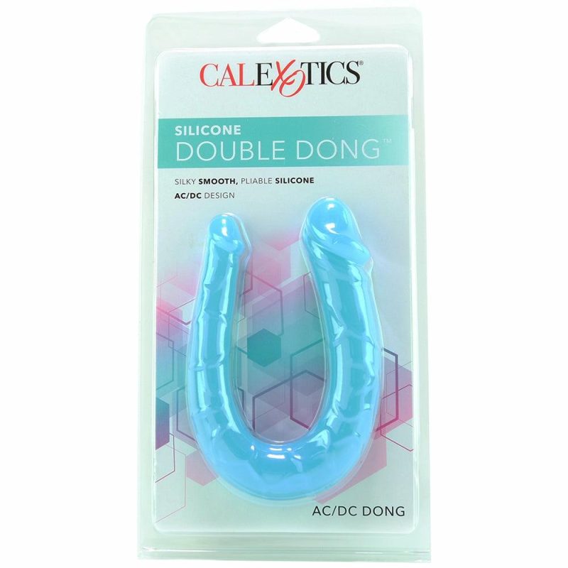 Sexual Wellness | Silicone Ac/Dc Double Dildo In Teal Dildos CalExotics