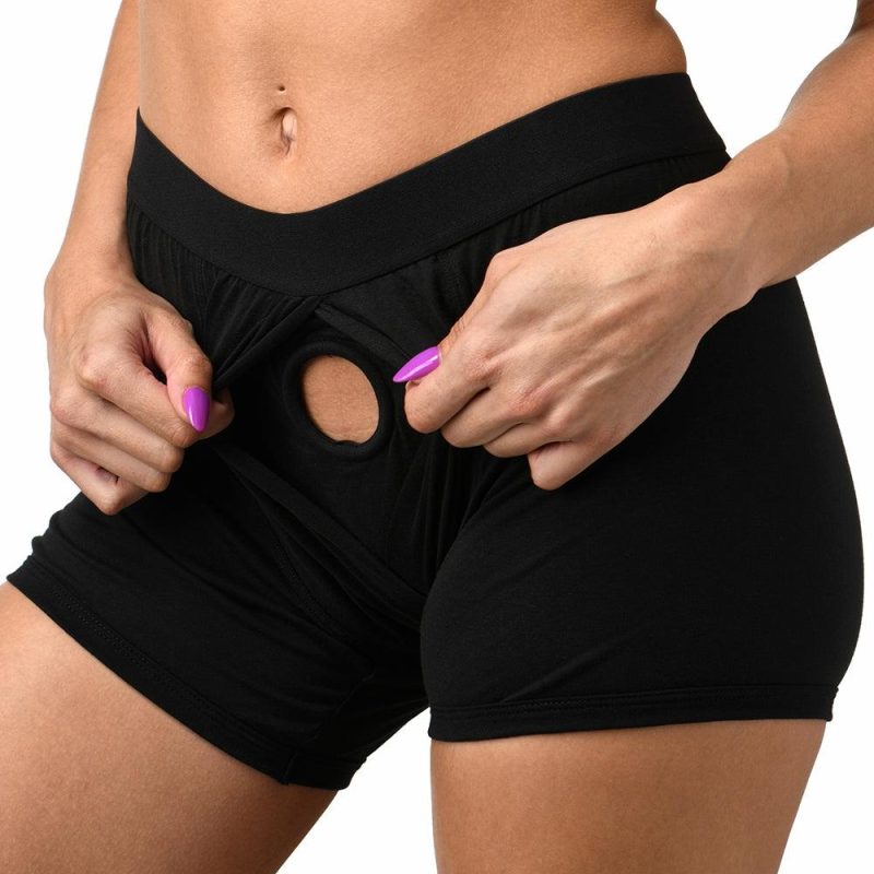 Sexual Wellness | Strap U Incognito Boxer Harness With O-Ring In L/Xl Dildos Dildos