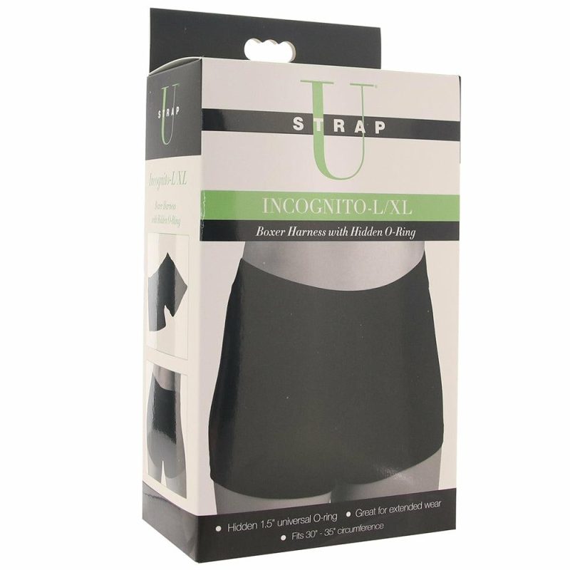 Sexual Wellness | Strap U Incognito Boxer Harness With O-Ring In L/Xl Dildos Dildos