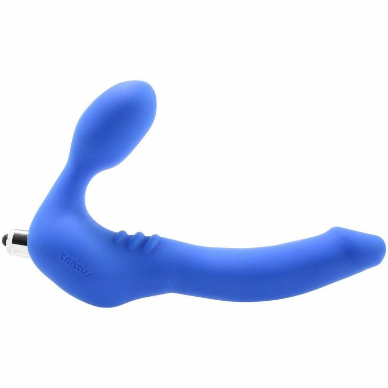 Sexual Wellness | Strapless Slim Silicone Double Dildo In Blue Dildos Dildos