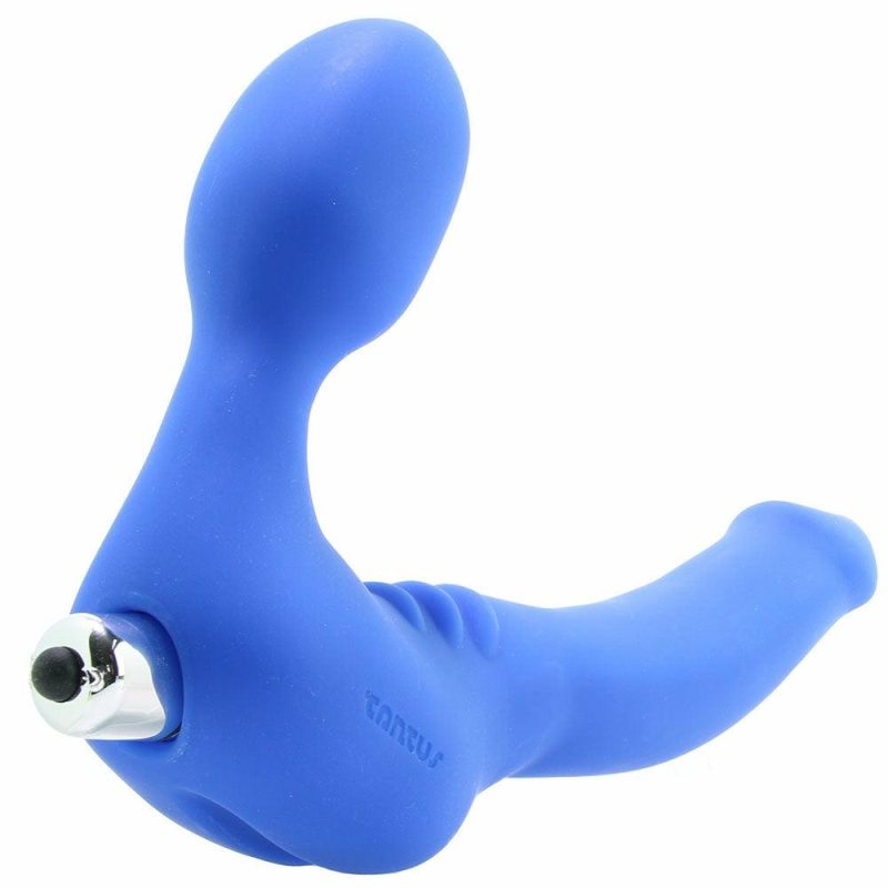 Sexual Wellness | Strapless Slim Silicone Double Dildo In Blue Dildos Dildos