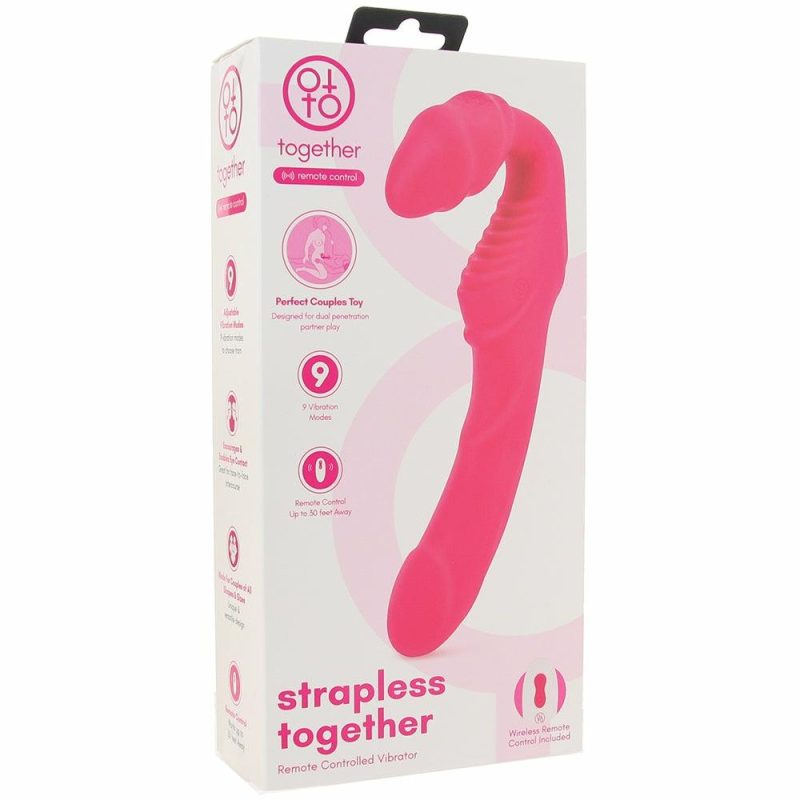 Sexual Wellness | Together Strapless Strap-On Vibe In Pink Sexual Wellness Electric Eel