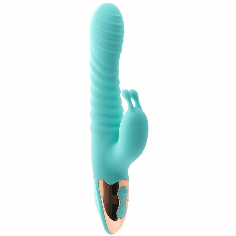 Vibrators | Adam & Eve Heat Me Up Thrusting Rabbit Vibe Vibrators Evolved Novelties