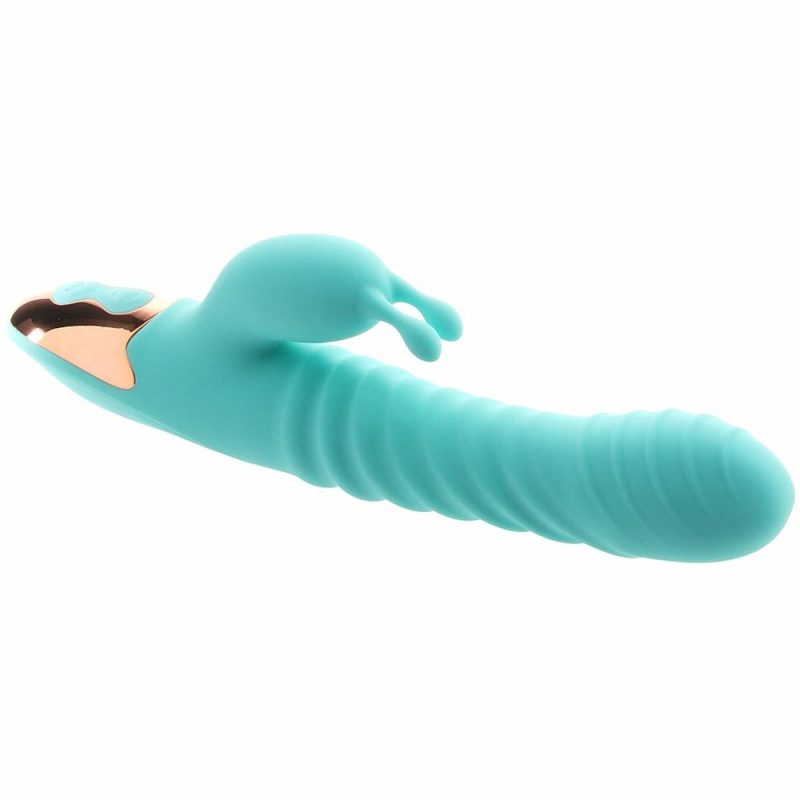 Vibrators | Adam & Eve Heat Me Up Thrusting Rabbit Vibe Vibrators Evolved Novelties