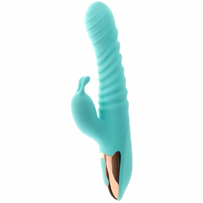 Vibrators | Adam & Eve Heat Me Up Thrusting Rabbit Vibe Vibrators Evolved Novelties