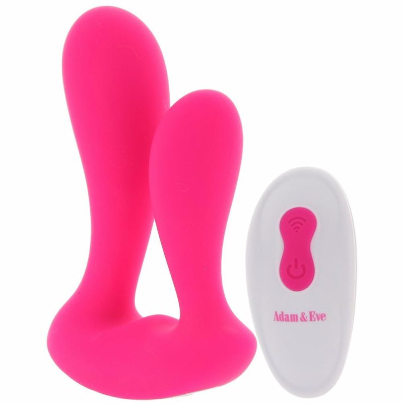 Vibrators | Adam & Eve Remote Dual Entry Vibe Vibrators Evolved Novelties