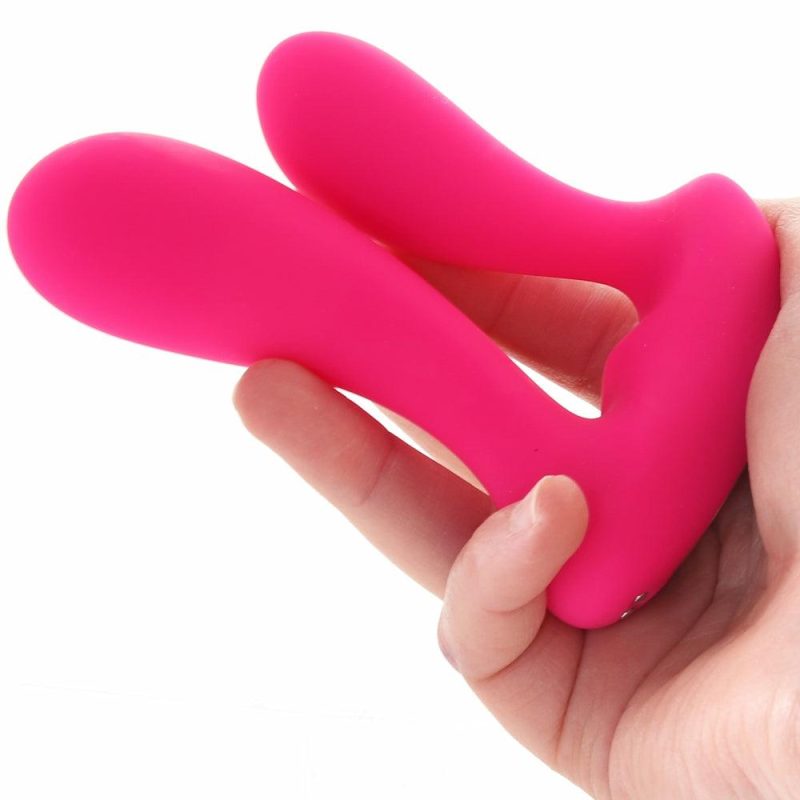 Vibrators | Adam & Eve Remote Dual Entry Vibe Vibrators Evolved Novelties