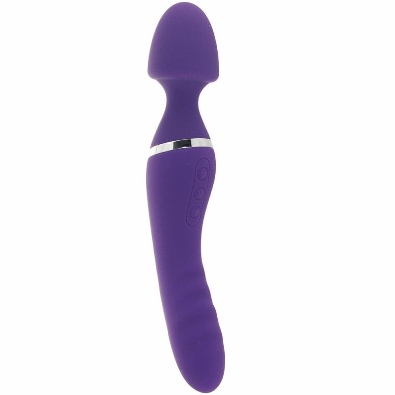 Vibrators | Adam & Eve The Dual End Twirling Wand Vibrators Evolved Novelties