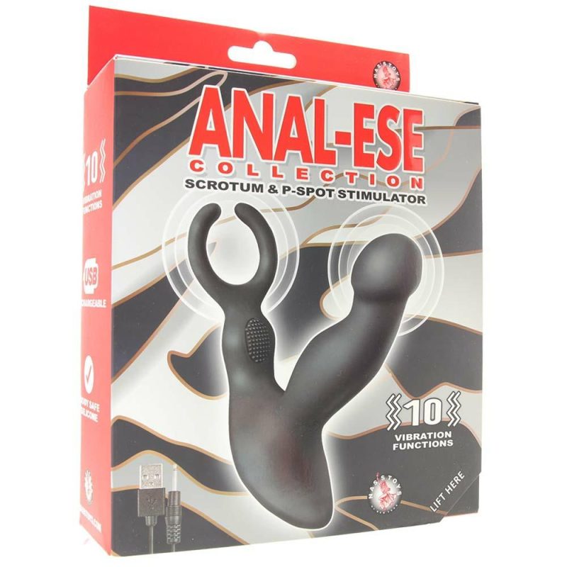 Vibrators | Anal-Ese Scrotum & P-Spot Stimulator Anal Sex Toys Anal Sex Toys