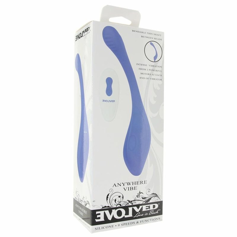 Vibrators | Anywhere Flexible Remote Vibe Vibrators Blue