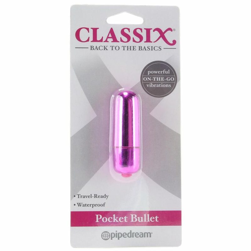 Vibrators | Back To The Basics Pocket Bullet Vibe In Pink Vibrators Pink