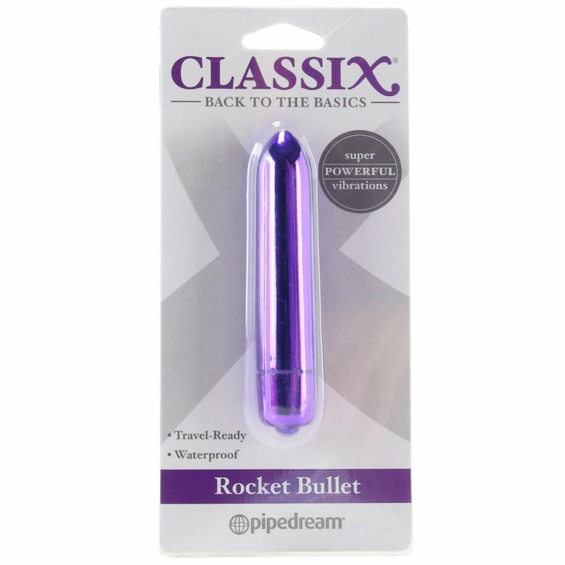 Vibrators | Back To The Basics Rocket Bullet Vibe In Purple Vibrators Pipedream