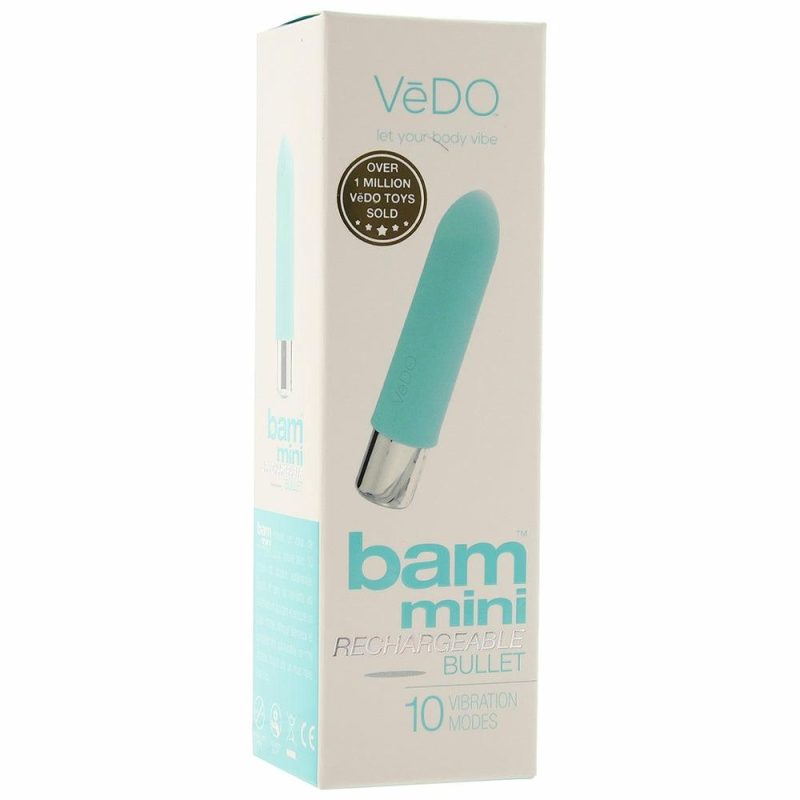 Vibrators | Bam Mini Rechargeable Bullet Vibe In Tease Me Turquoise Vibrators Blue, Green, Teal