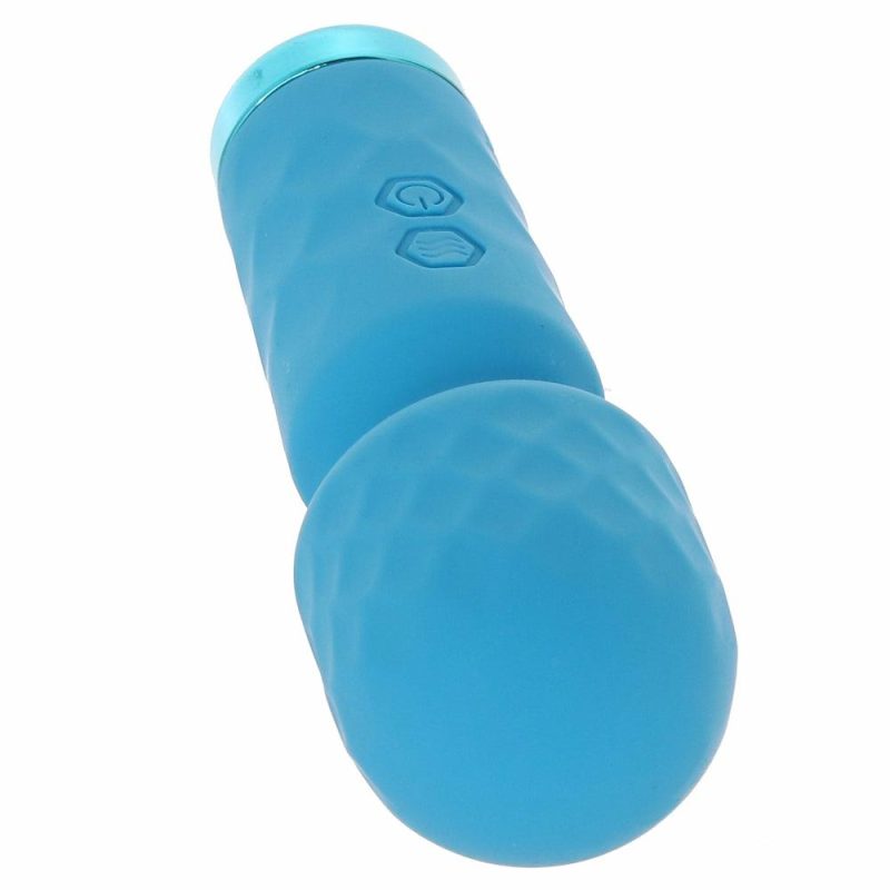 Vibrators | Bang! Mini Silicone Wand In Blue Vibrators Blue